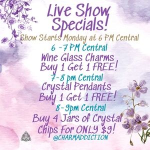 Live Show Hourly Specials! You Don’t Want To Miss This!